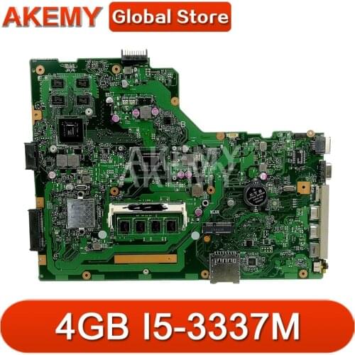 Akemy X75VC Laptop Motherboard for ASUS X75VB X75VD X75VC X75VCP X75VD1 X75V Mainboard GT720M 4GB-RAM I5-3337M/I5-3317M