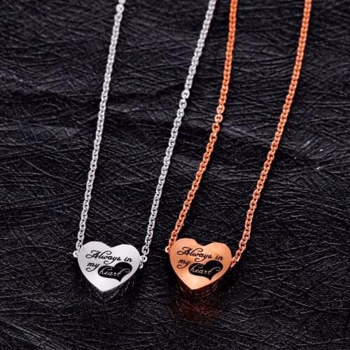 Fashion Gold Color Heart Shape Necklaces For Women Necklaces Pendants Romantic Femme Clavicle Silver Color Necklace Ladies