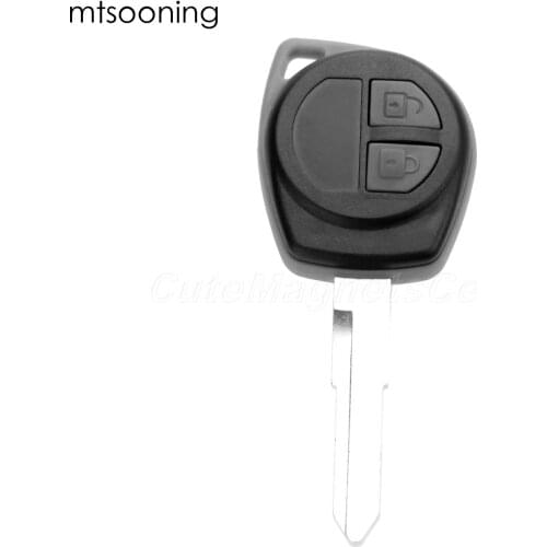 Mtsooning Car Remote Key 433MHz ID46 Chip 2 Buttons KBRTS004 HU87 Blade for Suzuki Swift Suzuki SX4