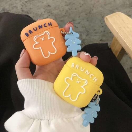 Cartoon Headset case For Baseus W04 W04 Pro TWS Bluetooth Earphone 5.0 True Wireless Headphones case Silicone Protection Case