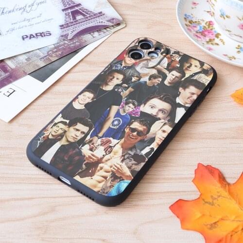 For iPhone Tom Holland Collage Print Soft Matt Apple iPhone Case