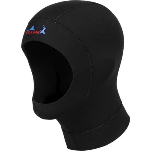 3MM Neoprene Black Kids Adults Hooded Scuba Diving Cap Swimming Hat Underwater Snorkelling Equipment DCO