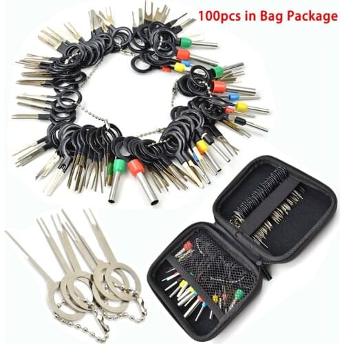 Car Terminal Removal 38Pcs/Set Electrical Wiring Crimp Connector Pin Extractor Kit Automobiles Terminal Repair Hand Tools
