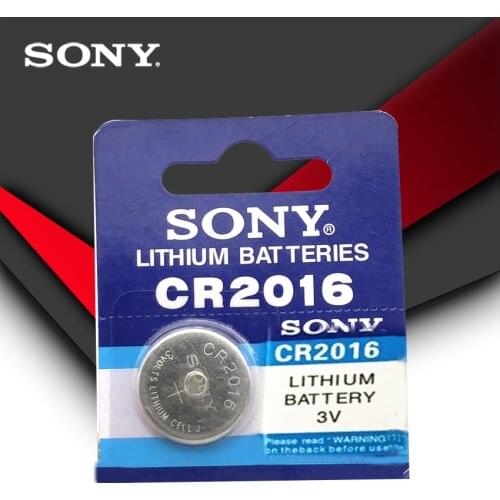 SONY 3V Lithium Coin Cells Button Battery DL2016 KCR2016 CR2016 LM2016 BR2016 High Energy Density