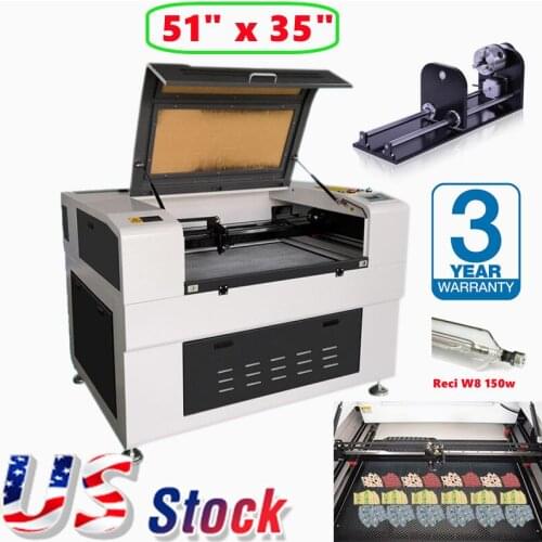 51 "x 35" 130W CO2 laser cutter with auto-focus function