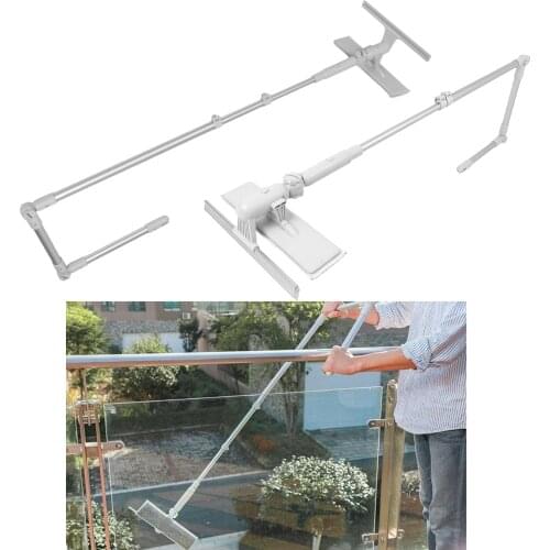 Telescopic Rod Window Glass Cleaner Wiper Squeegee High Window Washer Cleaning Cleaning Wipe Tools Wiper Squeegee Brushes