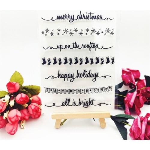 11*16CM Hot selling Glass bottle transparent clear stamp / silicone seal roller stamp DIY scrapbook album / card production