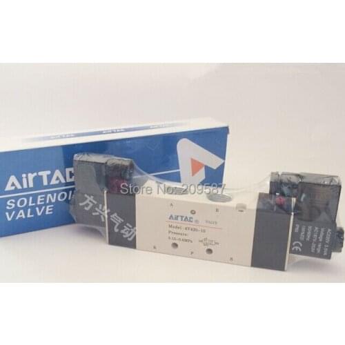 1x 4V420-15 5Ports2Position Double Solenoid Pneumatic Air Valve 1/2" BSPT DC24V