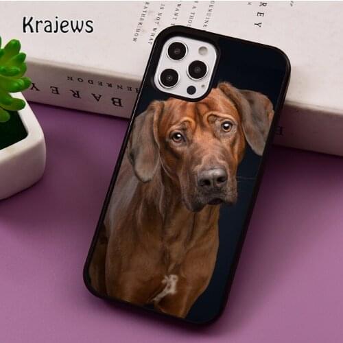 Rhodesian Ridgeback Dog phone Case For iPhone 5 SE 2020 6S 7 8 Plus 12 mini 11 Pro X XR XS Max Samsung S8 S9 S10 coque Cover