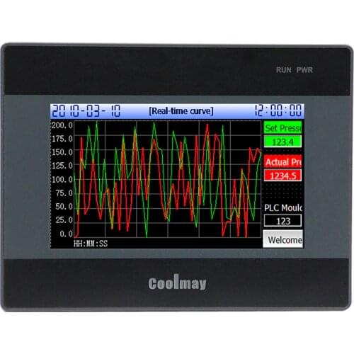Coolmay TK6043FH Small Size Modbus Supported Simple HMI Color Touch Panel Without Operation System
