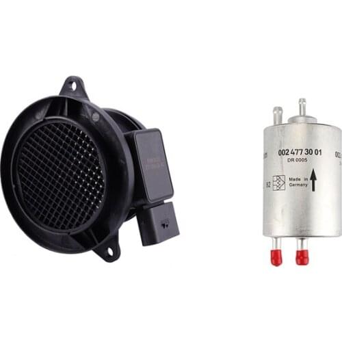 1 Pcs Mass Air Flow Sensor Meter & 1 Pcs 0024773001 Fuel Filter
