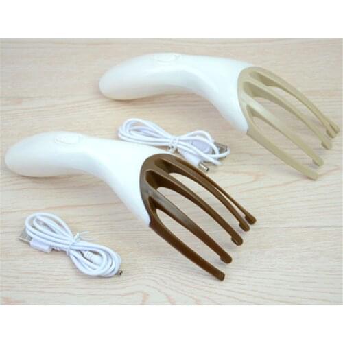 Electric Vibration Head Massager Five Head Claw Scalp Health Care Home Relax Fatigue Stress Relieve Spa Healing Scalp Massager