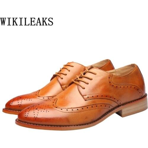 Italian Brand Classic Shoes Men Formal Elevator Shoes For Men Coiffeur Wedding Dress Brogue Shoes Men Elegant Big Size Ayakkabi