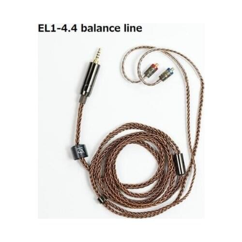 Shanling EL1 series HiFi Upgrade Headphone cable Octa-core extra high purity single crystal pure copper Cable 2.5MM 4.4MM 3.5MM