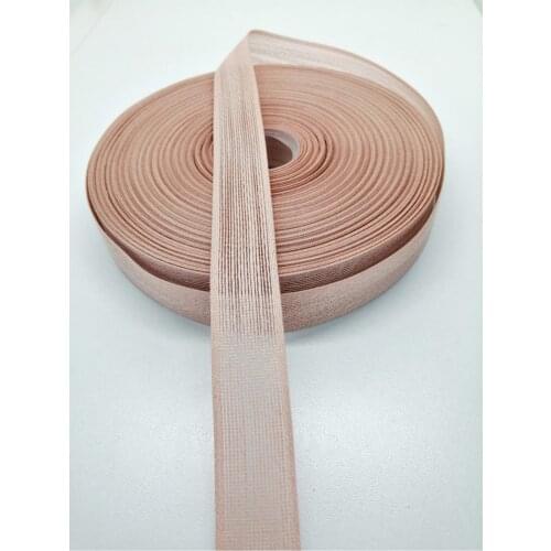 Outdoor Powder Linen Ribbon 2,5 Cm 1 Metre