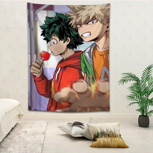 My Hero Academia Wall Hanging Tapestry Home Party Decorative Tapestries Photo Background Cloth Table Cloth Wall Tapestry