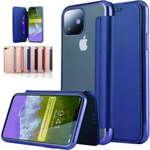 Luxury Wallet Flip PU Leather Case For iPhone SE 2020 11 Pro MAX 2019 XR XS Max 5 5S 6 6S 7 8 Plus Transparent Clear Back Cover