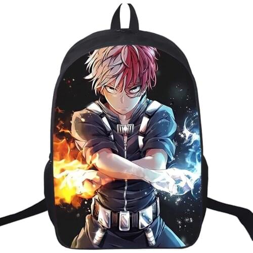 MHA Backpack My Hero Academia Backpack for Girls Boys Boku No Hero Academia School bags Student Bookbag Travel Mochila Anime Bag