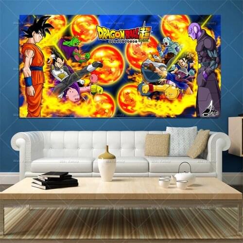Dragon Ball Super Modern Home Living Room Decoration Poster Kids Gift Wall Art Comic Picture Canvas Painting Mural Cuadros