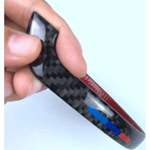 Carbon Fiber Car Exterior Rearview Mirror Anti-rub Strip Anti-collision Stickers Accessories For BMW X3 F25 X4 F26 X5 F15 X6 F16