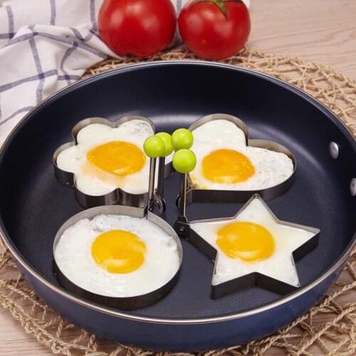 Stainless Steel BBQ Fried Egg Shaper Pancake Mould Kitchen Barbecue Cooking Tools for The Kitchen Grill Accessories