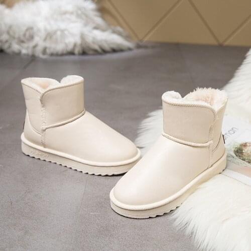 Snow Boots Women 2021 New Fashion Winter Low-tube Warmth Round Toe Womens Cotton Shoes Womens Short Boots Women