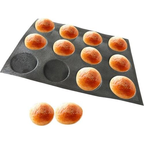 12 Cavity Silicone Muffin Cupcake Cookie Chocolate Mould Pan DIY Baking Mold