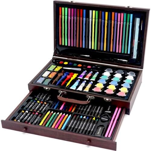 130pcs art sets childrens stationery set, painting and painting tools, painting tools, water color pen art