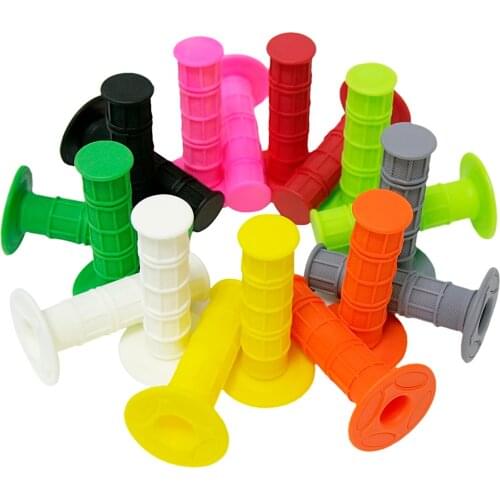 2*Practical Universal Motorcycle 22mm 7/8" Hand Pro Grips Dirt Bike Motocross Gel Handle Bar Soft BMX MTB Quality Colorful