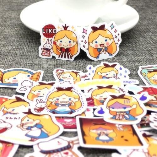 40 pcs Beauty little servant Stickers Scrapbooking Decoration DIY toy phoneAblum Diary Label Sticker Kawaii Stationery