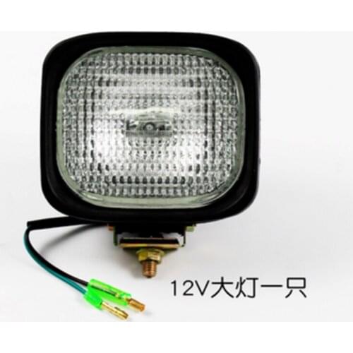 FREE SHIPPING Forklift Front Headlamp Square Light Foshan H3 Light Bulb 12V 24V FOR Hangfork Liugong Longgong light LED