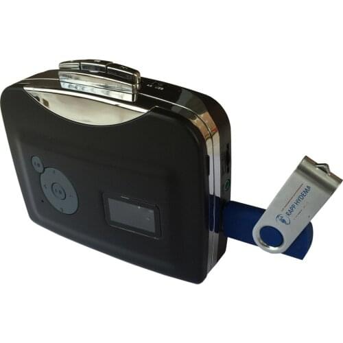 Cassette digital audio converter, convert old analog cassette tapes to mp3 in U driver directly, no pc need. play as cassette