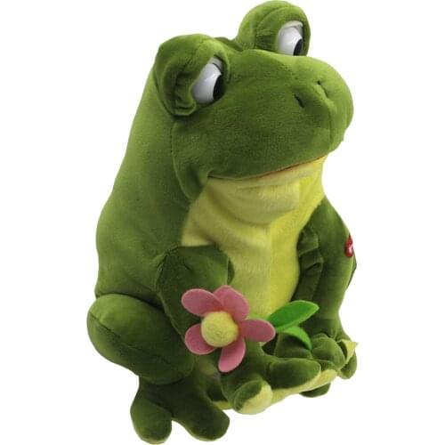 Childrens Educational Plush Toys Frog Can Sing and Dance with Goggling Eyes Electric Music Toy