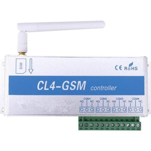 GSM door gate opener 4 Channels GSM Wireless Mobile Phone Remote Control Switch Controller Relay Intelligent Switch