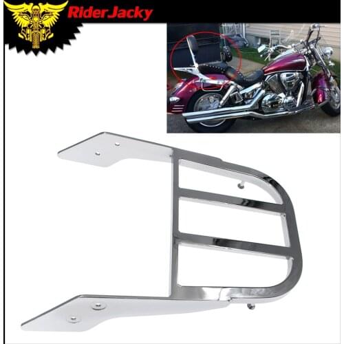 Chrome Motorcycle Backrest Sissy Bar Luggage Rack For Honda VTX1300 VTX 1300N/R/S 2003-2006,VTX1800 VTX 1800N/R/S 2002-2008