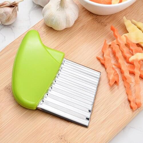 Creative Mini Stainless Steel Potato Cut Spot Wave-shaped French Fries Cutting Kitchen Gadget Multifunctional Vegetable Cutter