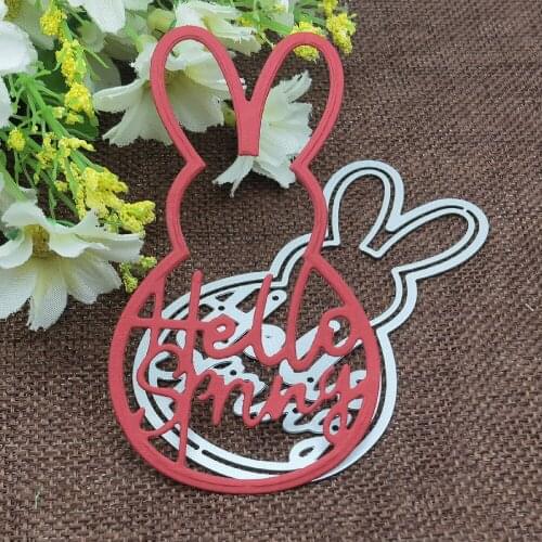 The Easter Bunny craft Metal Cutting Dies Stencils For DIY Scrapbooking Decorative Embossing Handcraft Die Cutting Template