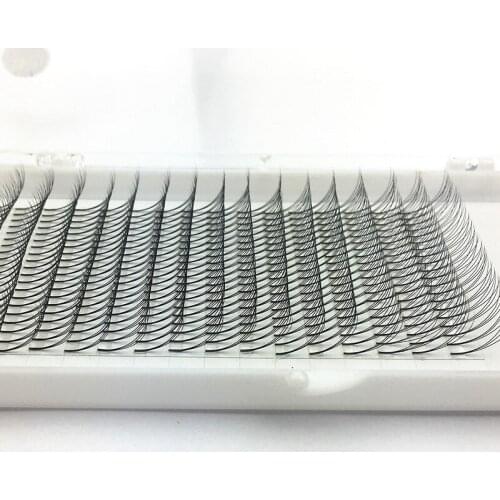 New 1box big capacity 3D Eyelash Extensions 0.07/0.1 mm Thickness C D curl Mink Strip Eyelashes Individual Lashes Natural Style