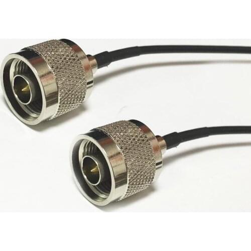 New Modem Coaxial Cable N Male Plug Switch N Male Plug Connector RG174 Cable Pigtail 20CM 8" Adapter