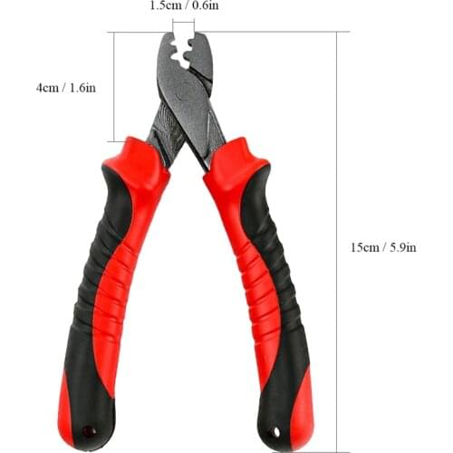 Fishing Crimping Pliers For Fishing Line Barrel Sleeves Fishing Cutter Scissors Fishing Tackle For Grip Hooks Split Rings
