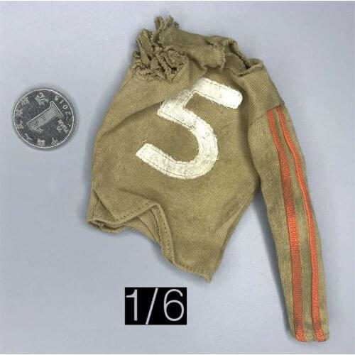 Hot Sells 1/6th 3ATOYS Old Dirty Seven Bones Five Number Shirt Coat Can Fit For Usual 12inch Doll Action Collectable