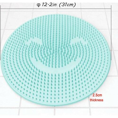Silicone Bath Massage Cushion Brush Anti-slip for Lazy Wash Feet Clean Dead Skin Bathroom SANA889