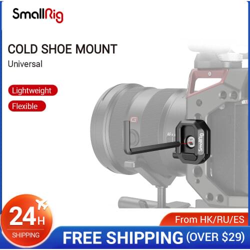 SmallRig Multi-Functional Cold Shoe Mount with Safety Release For L Brackets/Camera Cage/Microphone/Flash/LED Light - 2797