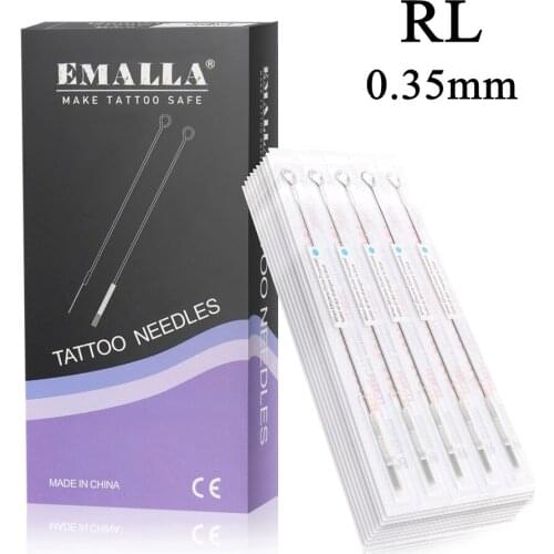 Tattoo Needles Premium Round Tattoo Supplies micro Needles Sterilized Stainless Steel For Tattoo Free Shipping