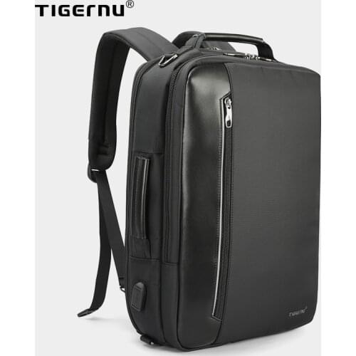 Tigernu Water Repellent 4-in-1 Business Backpack 15.6 inch Men Multifunction USB charging Laptop Backpack Fashion Male Mochila