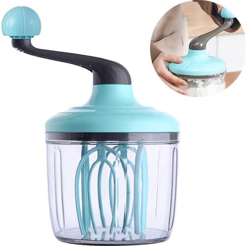 1500ml Manual Egg White Cream Whisk Hand Type Foam Maker Egg Cream Machine Eggs Beater Kitchen Mixer Dispenser Hand Crank Whisk