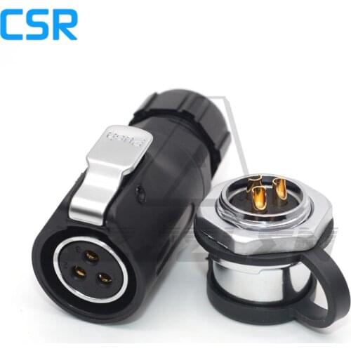 XHP20 , 2 3 4 5 6 7 8 9 10 12 Pin Waterproof connector IP65 Back Nut Panel Mount Connectors male plug & female socket