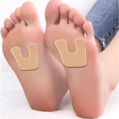 1Sheet Adhesive Callus Cushions Foam U shape Toe Foot Corn Bunion Protectors Pads Foot Care tool