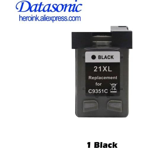 1Pc Black for Hp21 21XL Compatible Ink Cartridges for HP Deskjet 3915 D1320 D1530 F2100 F2280 F4100 F4180 printer for HP 21