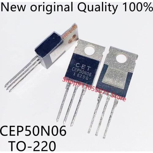 10PCS/LOT CEP50N06 TO-220 60V 50A New spot hot sale